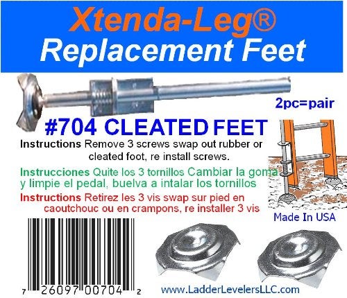 Xtenda-Leg Replacement Cleated Feet - Image 2